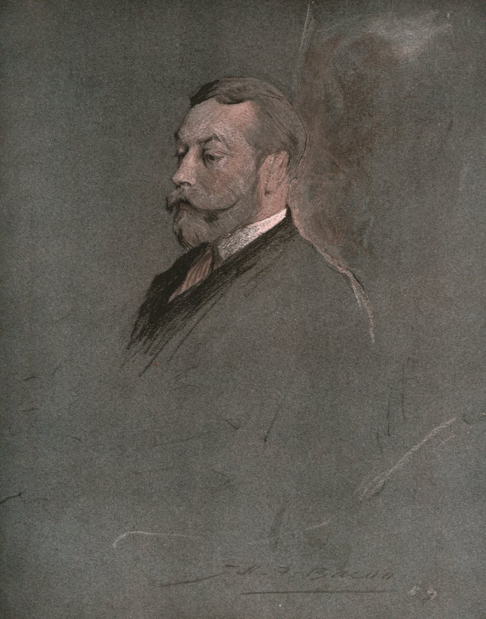 Zijne Majesteit Koning George V, 1910 door John Henry Frederick Bacon