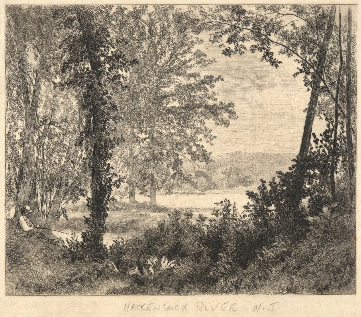 Hackensack River, New Jersey door John Henry Hill