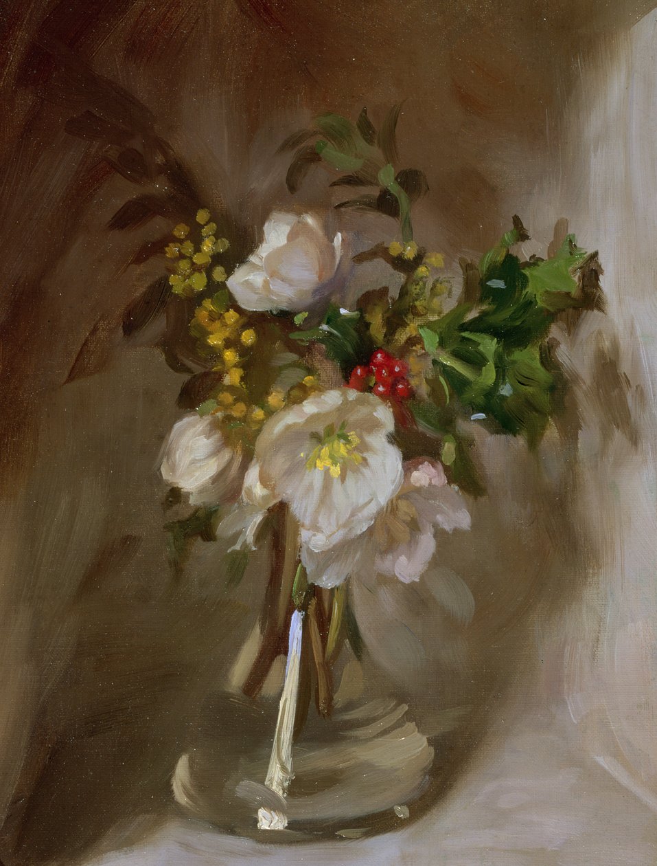 Winterbloemen door John Henry Lorimer