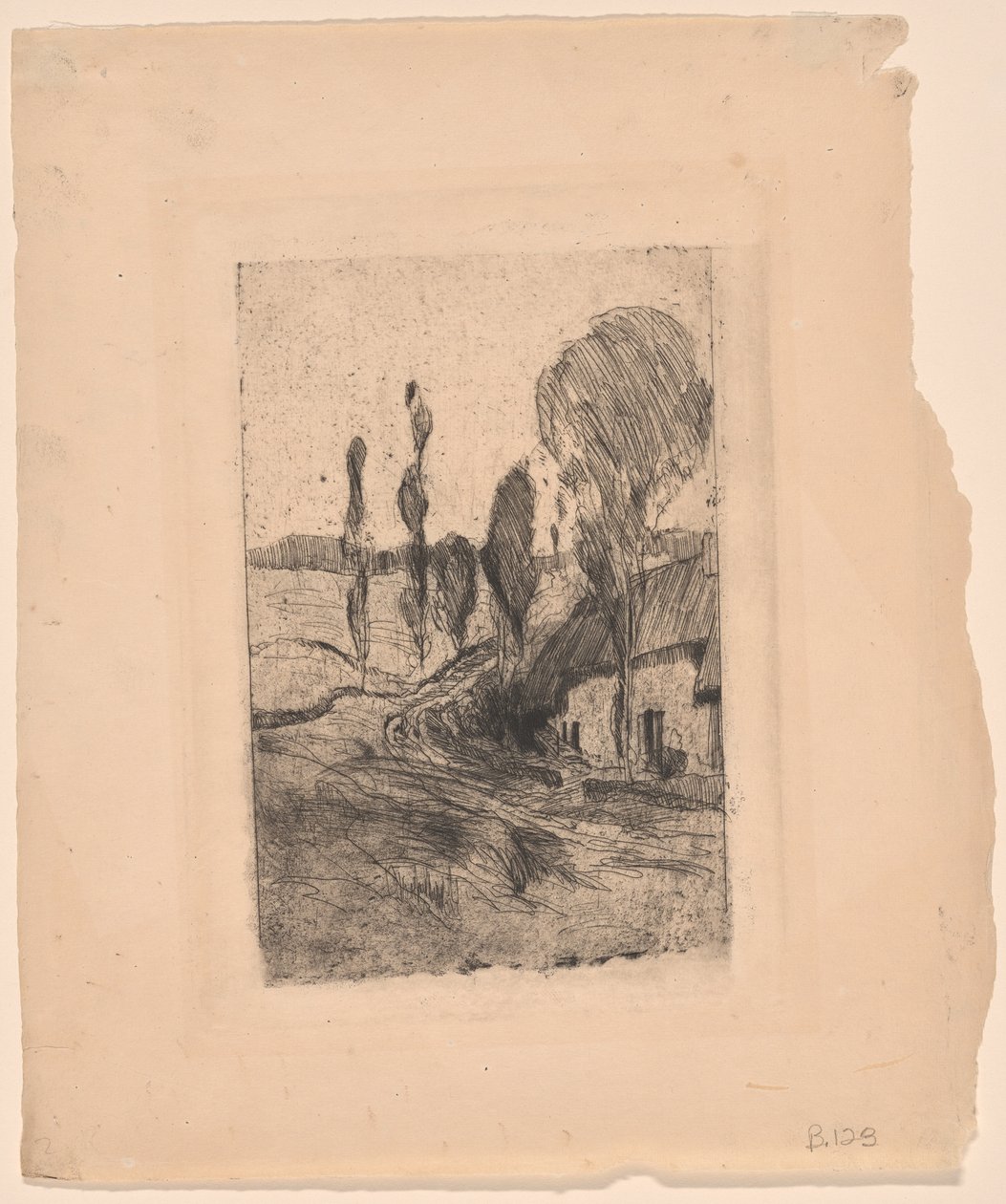 Frans landschap door John Henry Twachtman