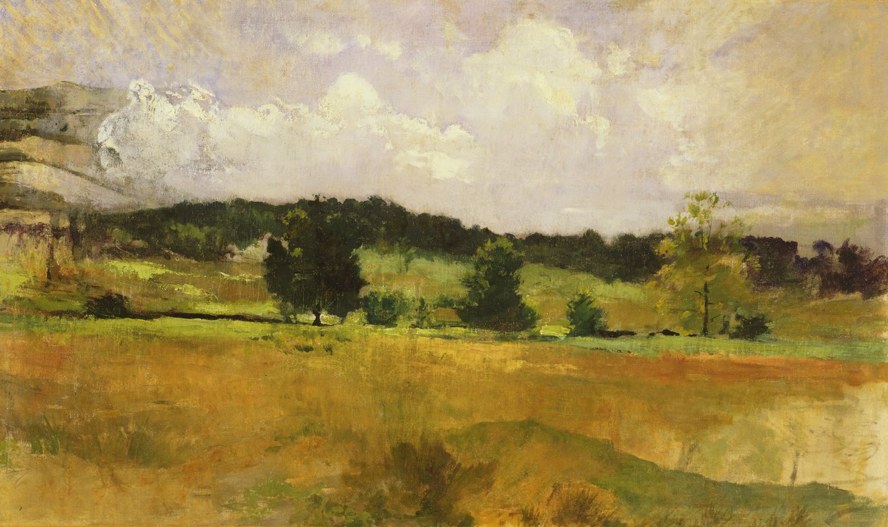 Landschapsstudie, ca. 1900 door John Henry Twachtman