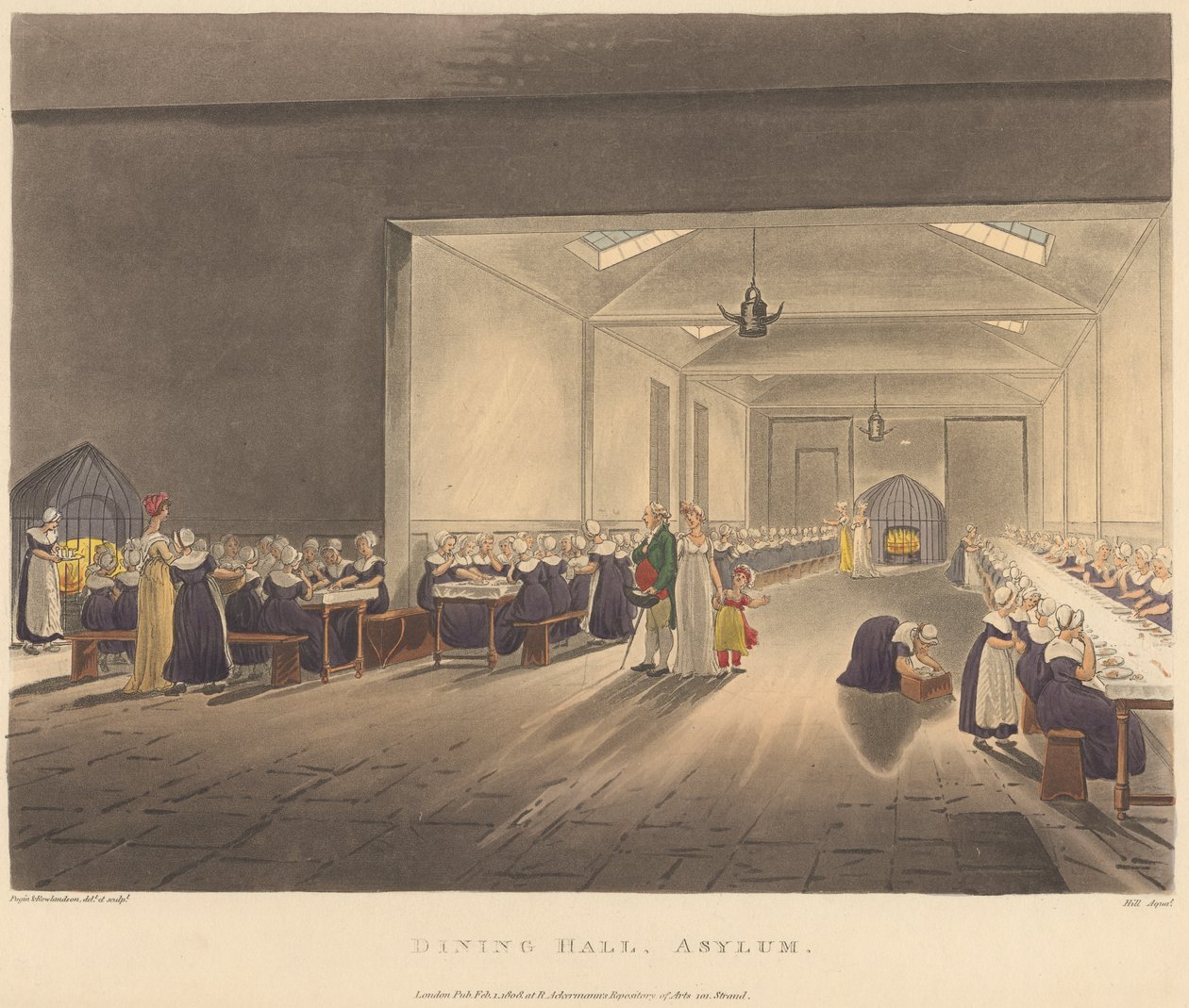 Eetzaal, Asiel door John Hill