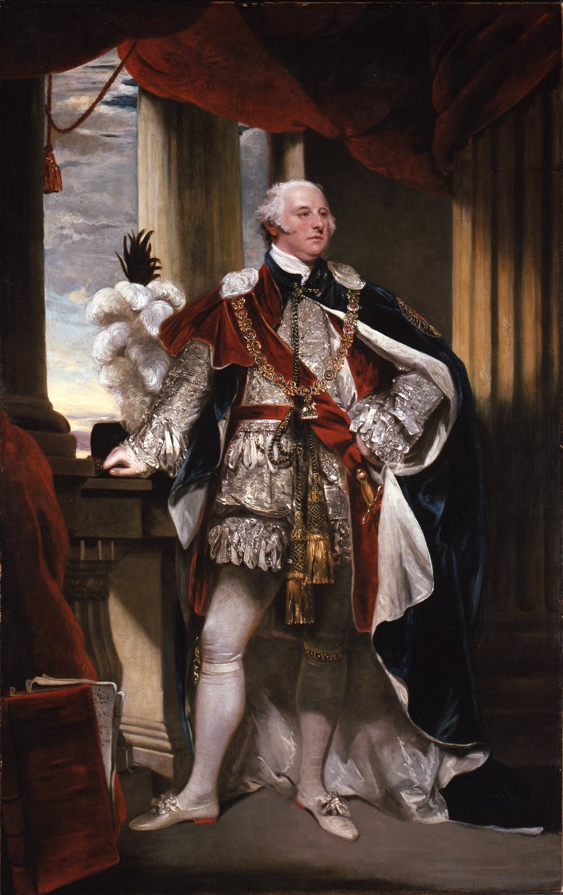John Jeffreys Pratt, 2e graaf en 1e markies van Camden, als ridder in de Orde van de Kousenband door John Hoppner
