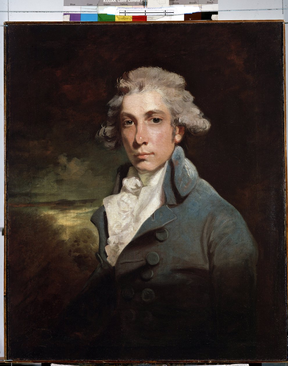 Portret van de Ierse politicus en toneelschrijver Richard Brinsley Sheridan door John Hoppner