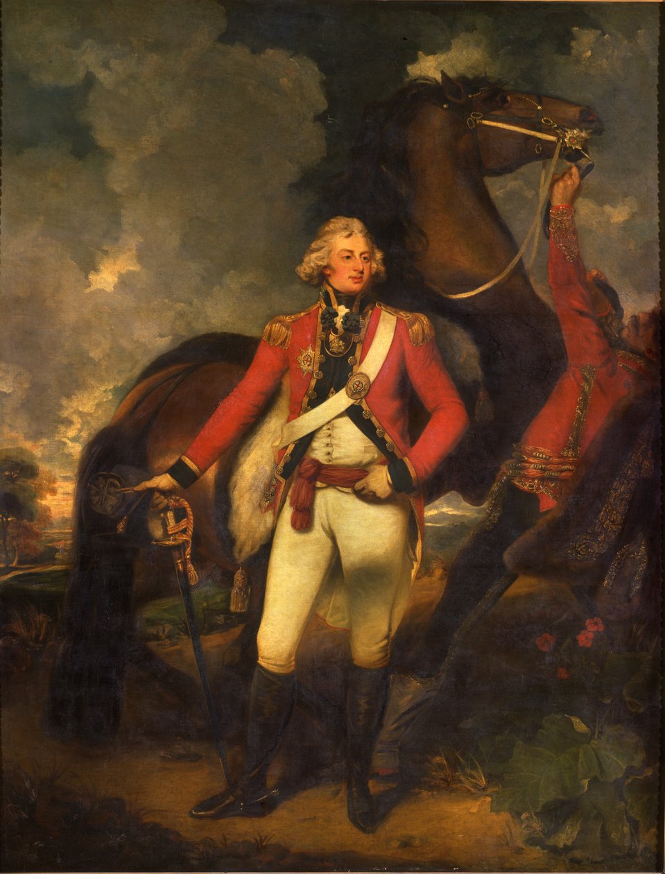 Portret van ZKH Frederik Augustus, hertog van York door John Hoppner