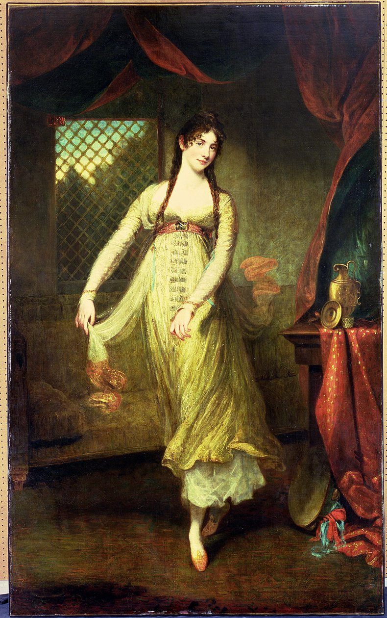 Portret van juffrouw Hilligsberg door John Hoppner