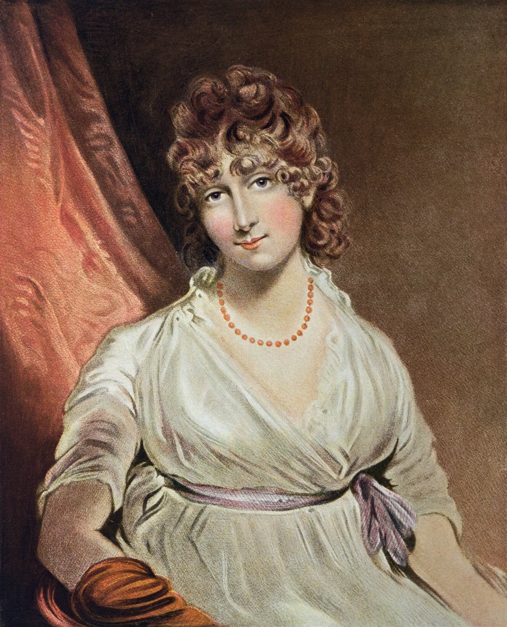 Portret van de Eerwaarde Mevrouw Bouverie gegraveerd door I.R Smith door John Hoppner