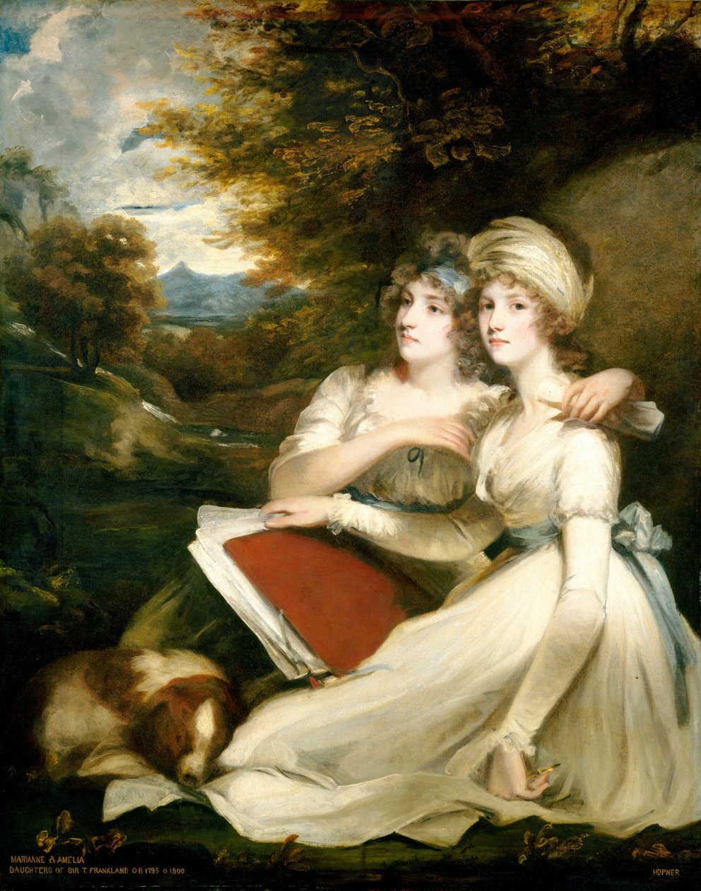 De gezusters Frankland door John Hoppner