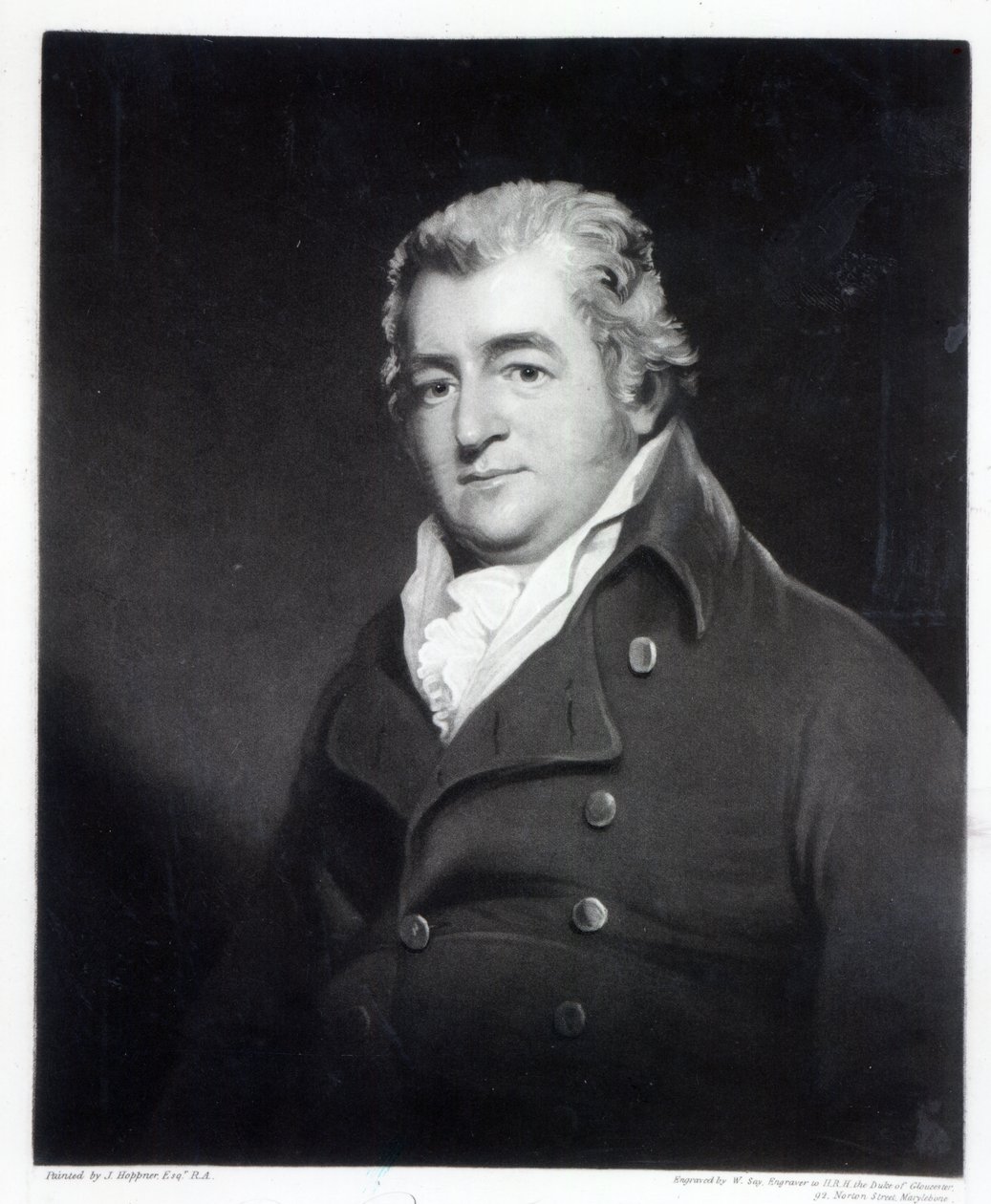 Walter Ramsden Fawkes, gegraveerd door William Say door John Hoppner
