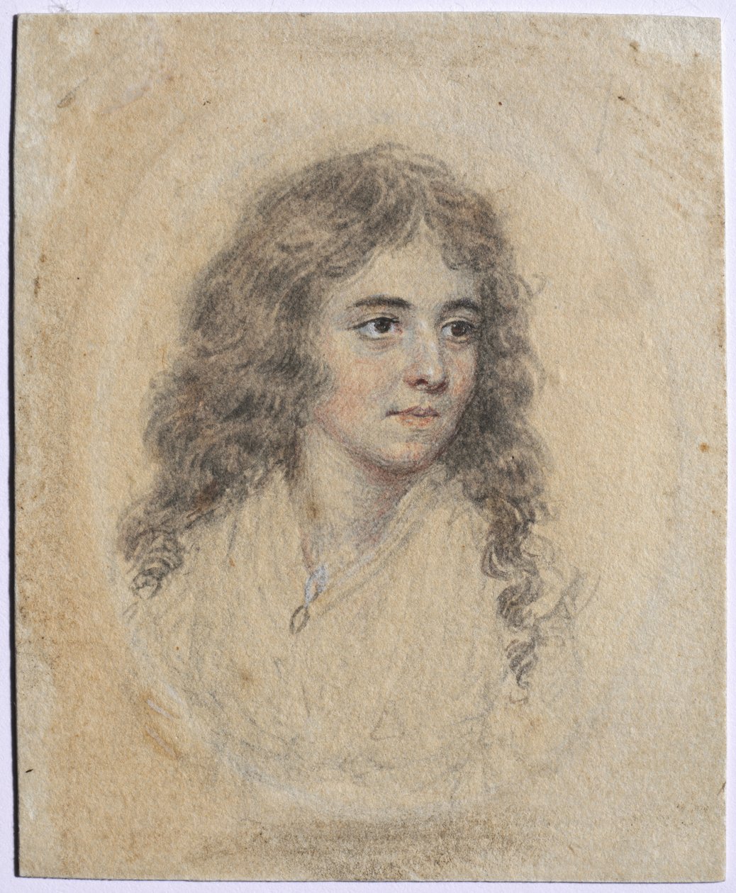 Portret van Anna Maria Woolf, née Smart, c. 1785 door John I. smart