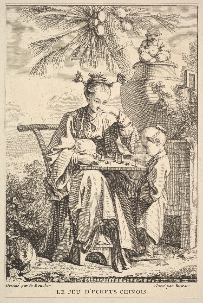 Het Spel van Chinees Schaken, 1741-63 door John Ingram