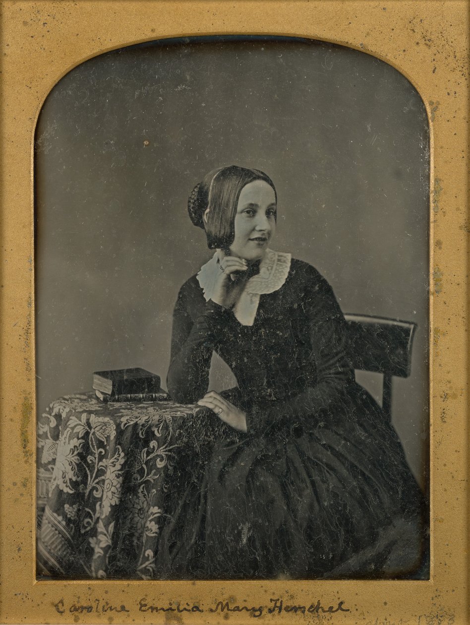 Portret van Caroline Emilia Mary Herschel door John Jabez Edwin Mayall
