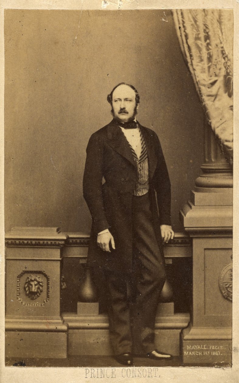 Prins-gemaal. [Francis Charles Augustus Emmanuel Albert, Prins van Saksen-Coburg-Gotha]. door John Jabez Edwin Mayall