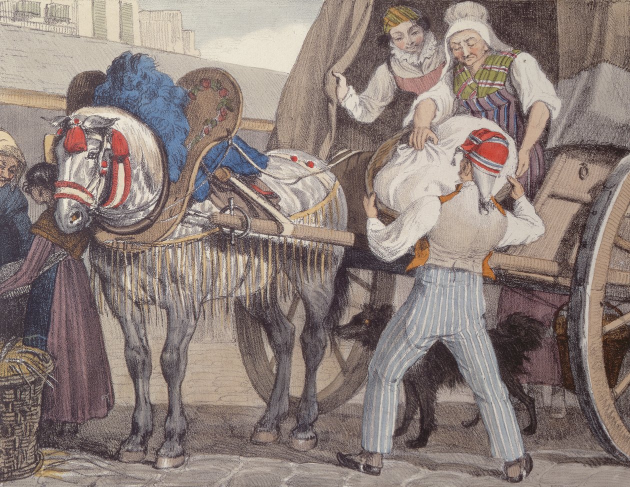 De Waswagen, 1822 door John James Chalon