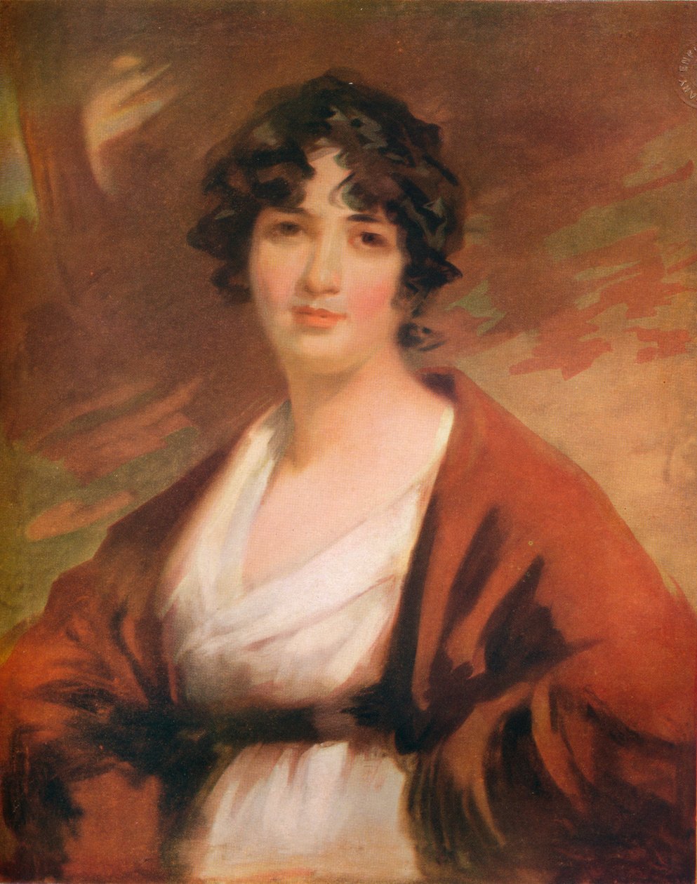 Portret van Mevrouw Kenyon, 1807, 1919 door John James Masquerier