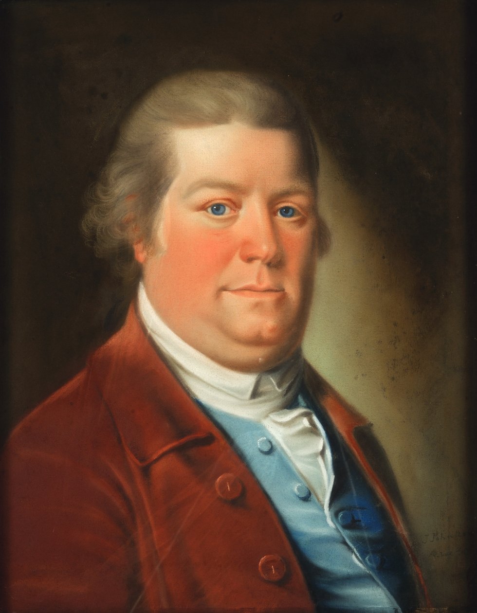 John Johnston (1753-1818), zelfportret, 1783 door John Johnston