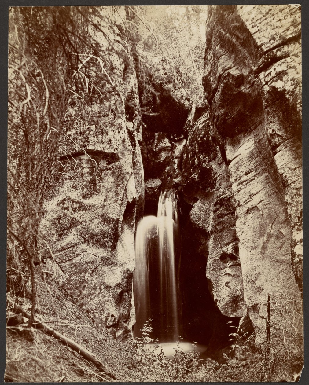 Waterval, Winslow Creek door John K. Hillers