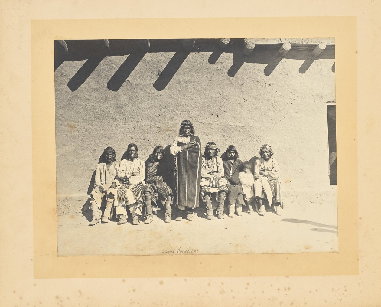 Zuni-indianen door John K. Hillers