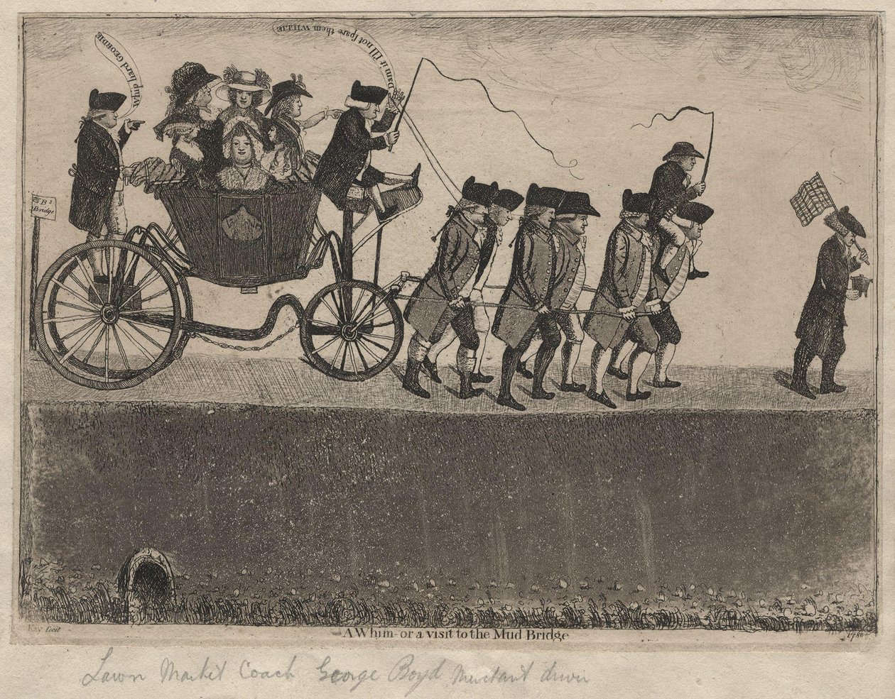 Een bevlieging - of een bezoek aan de Modderbrug door John Kay door John Kay
