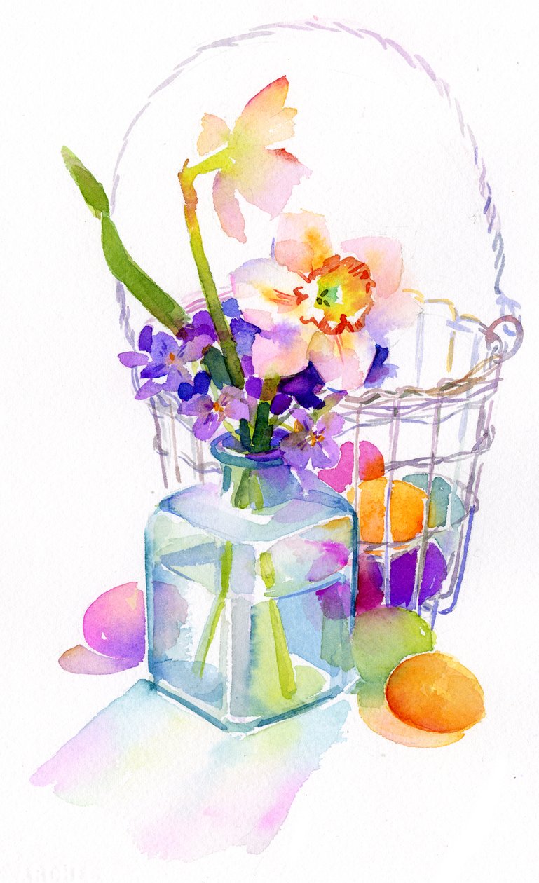 Eiermand met Bloemen door John Keeling