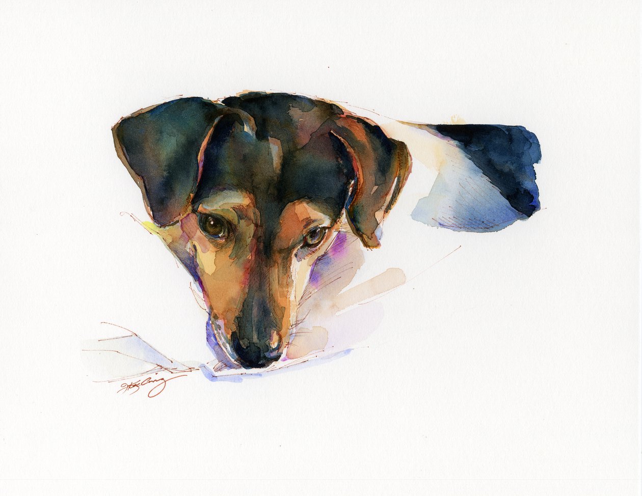 Scout portret, 2015 door John Keeling