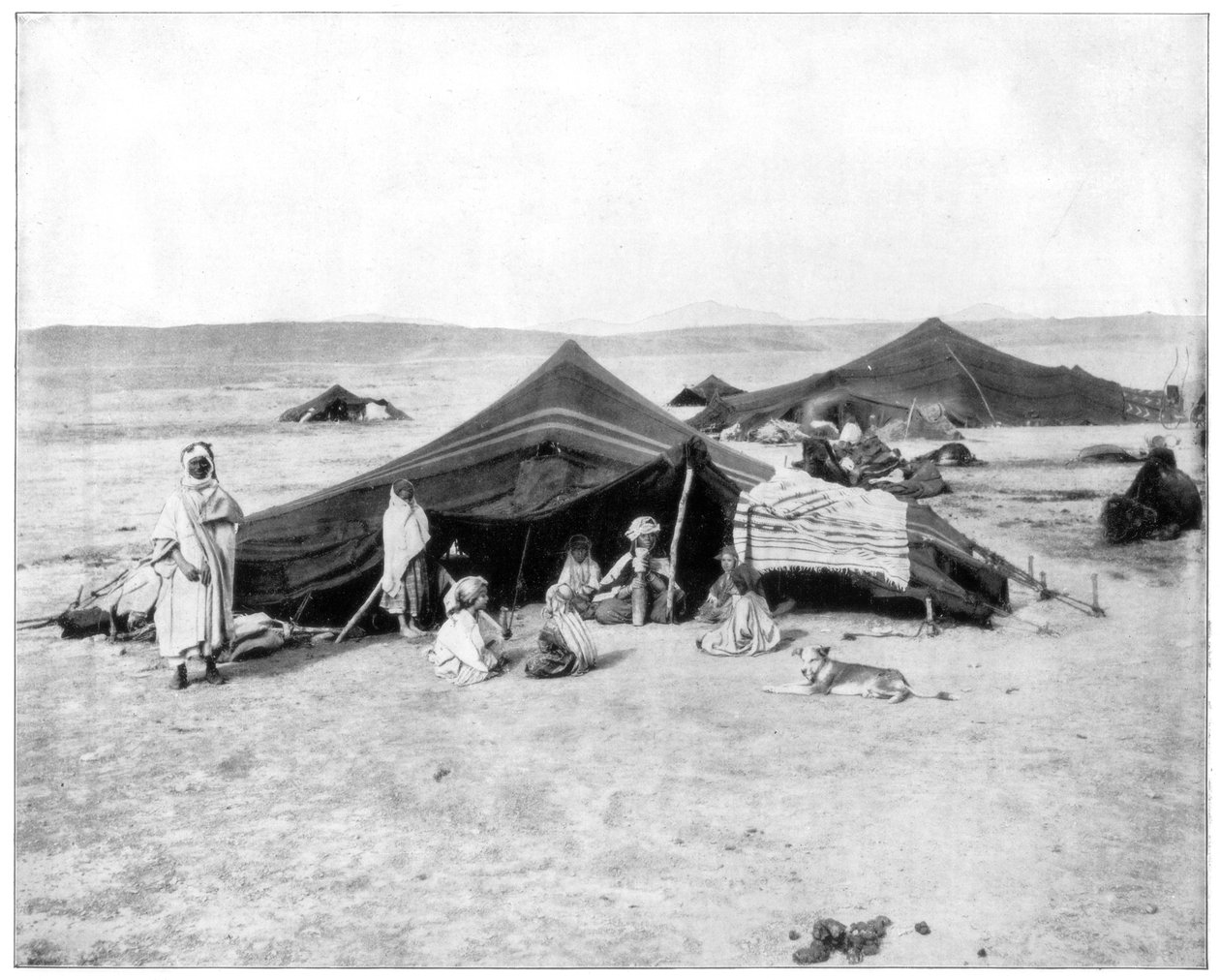 Caravankamp, Sahara door John L. Stoddard