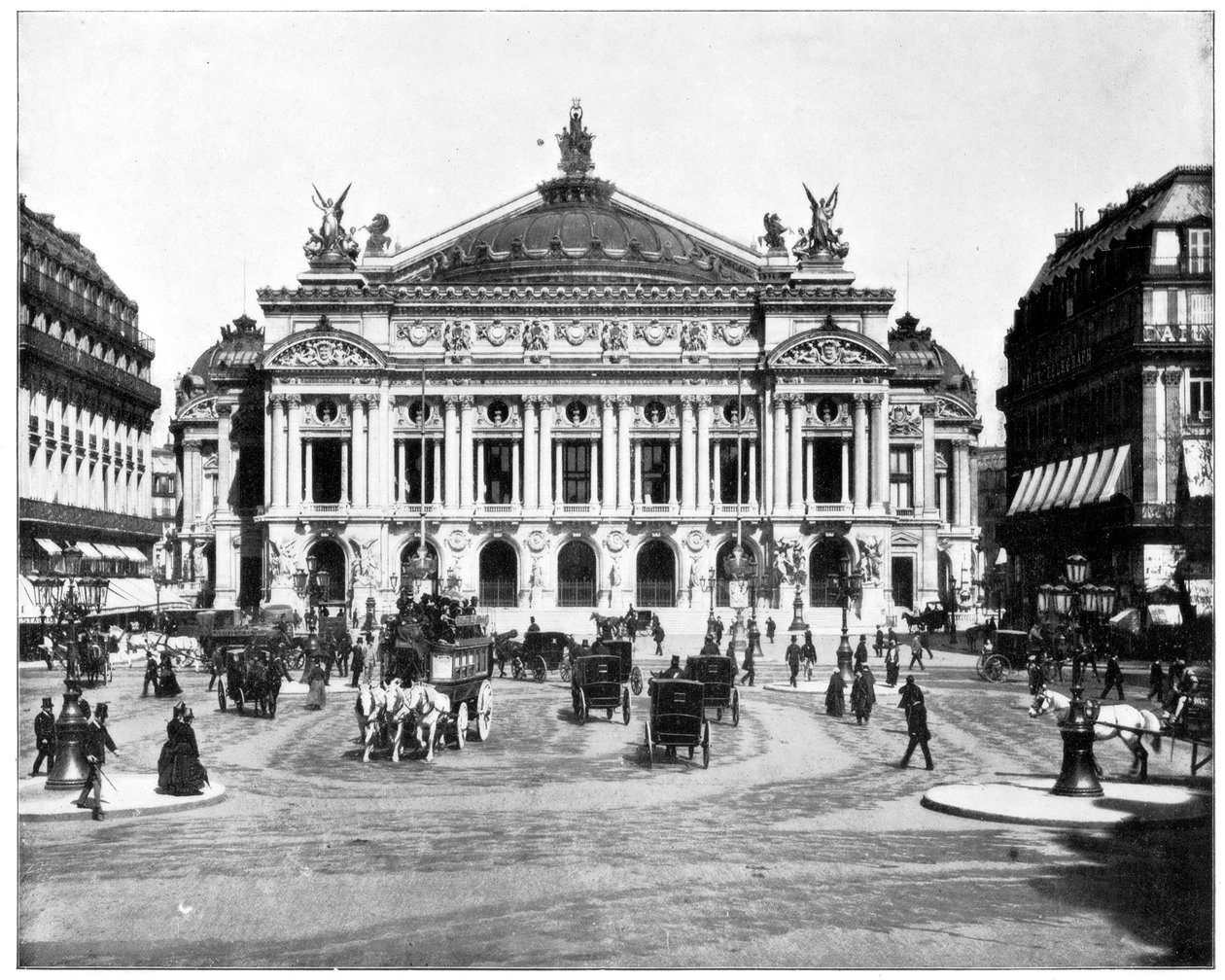 Grand Opera House, Parijs, eind 19e eeuw door John L. Stoddard