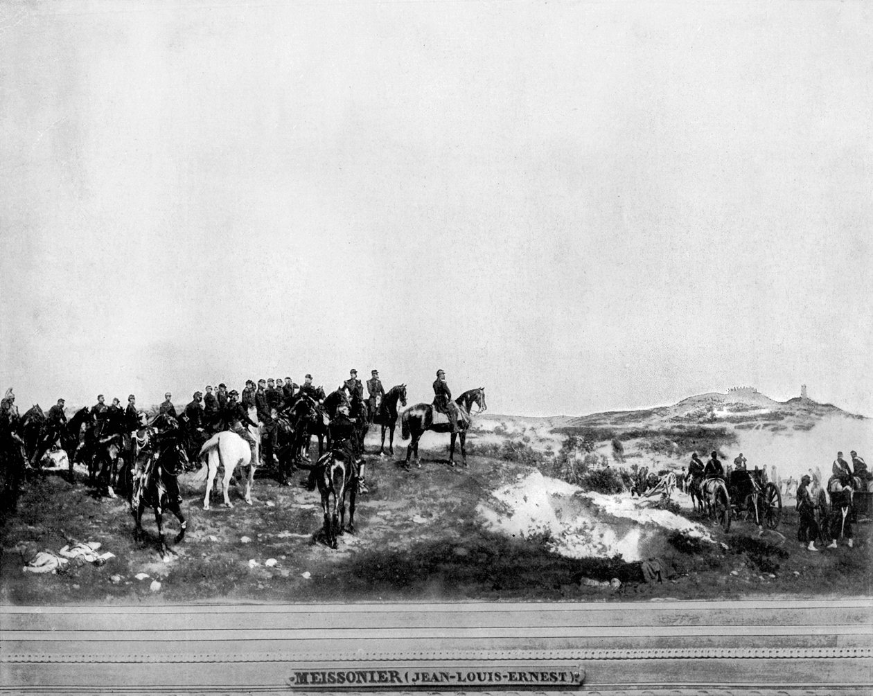 Napoleon III bij de Slag van Solferino, 1859, 1893 door John L. Stoddard