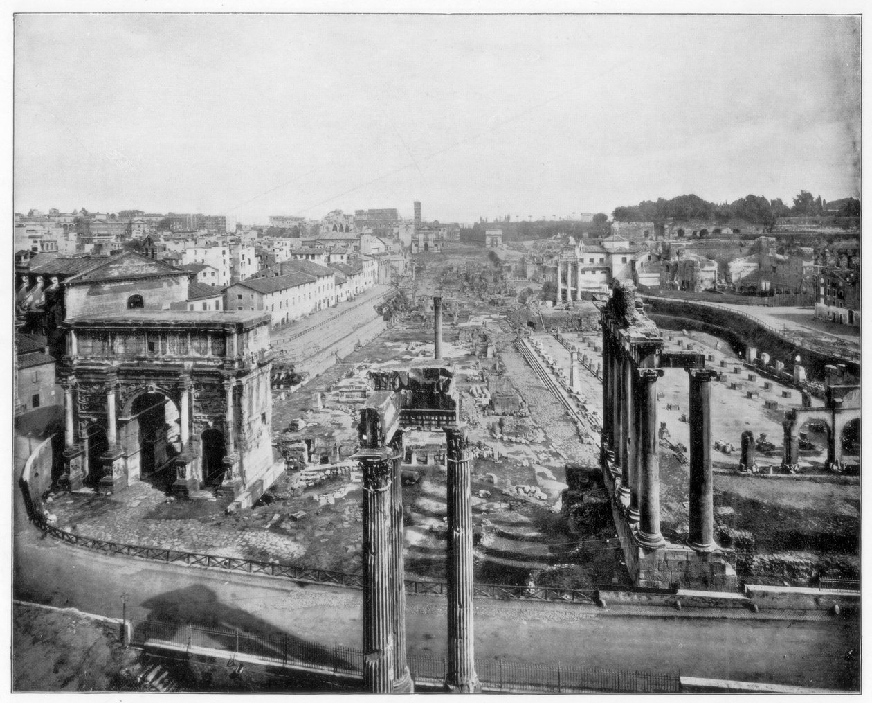 Het Forum, Rome door John L. Stoddard