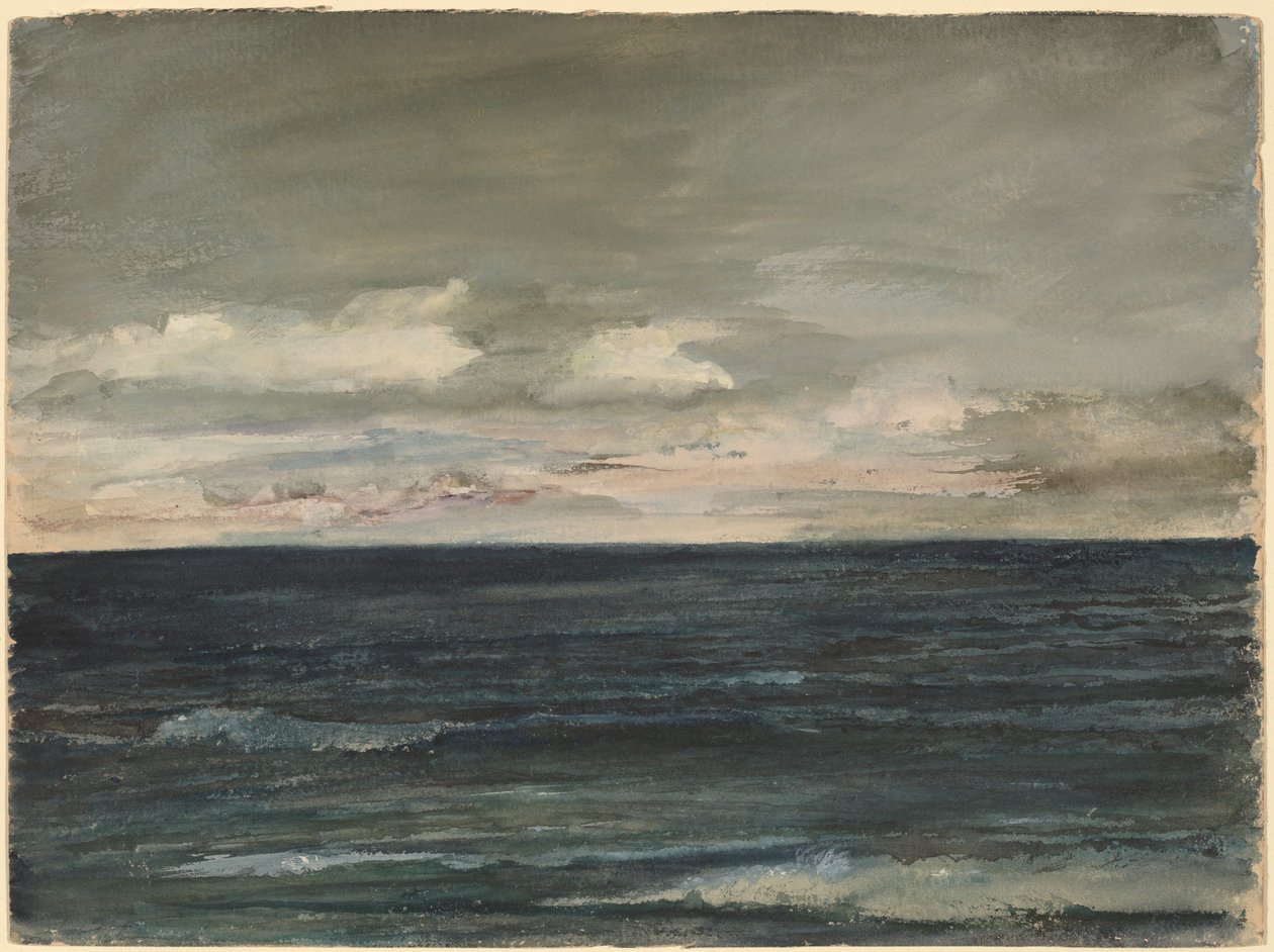 Lesstudie aan de Kust van Jersey door John La Farge