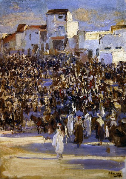 Marktplaats, Tanger door John Lavery