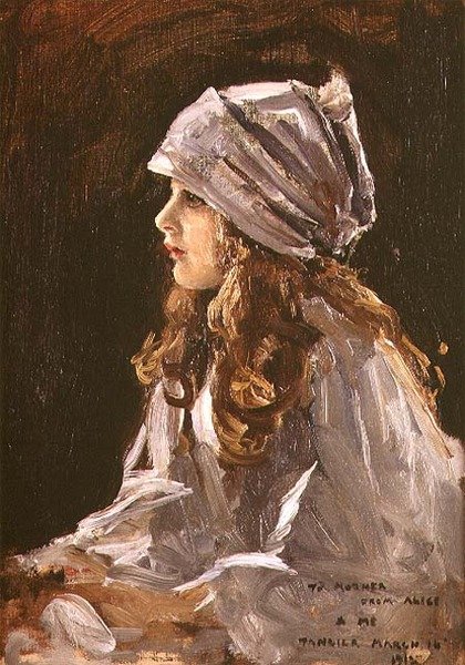 Portret van de Dochter van de Kunstenaar, Alice door John Lavery