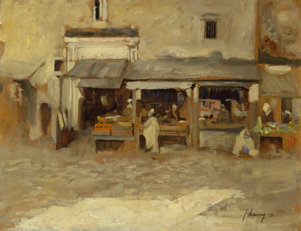 Sok El Lechina door John Lavery