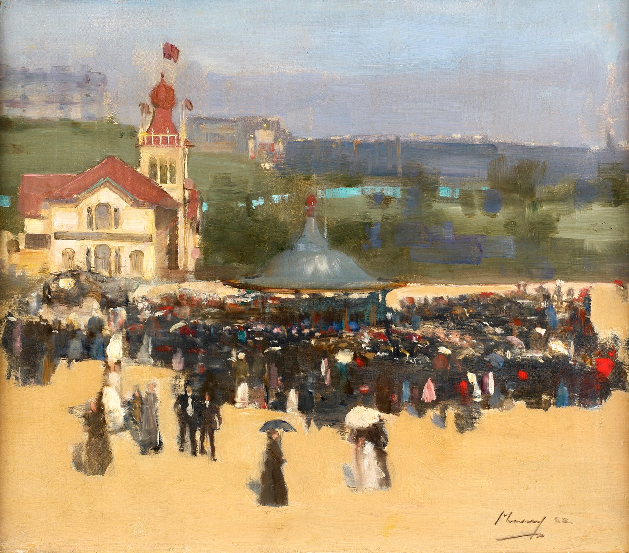 De Blauwe Hongaren, 1888 door John Lavery