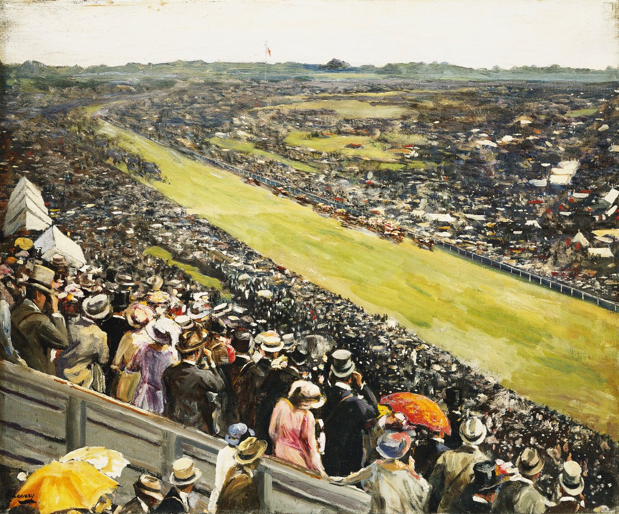 De Derby door John Lavery