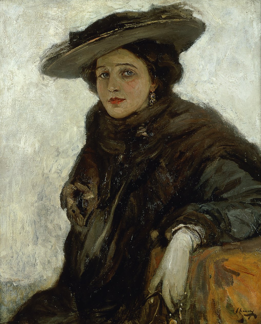 De Spaanse hoed of mevrouw Gerard Chowne door John Lavery