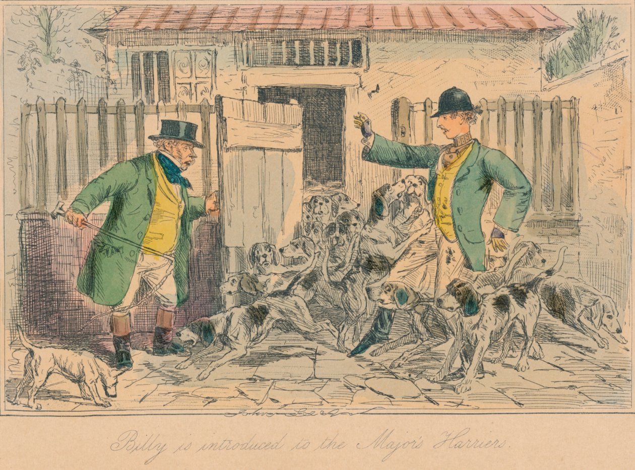 Billy wordt voorgesteld aan de Majors Harriers door John Leech