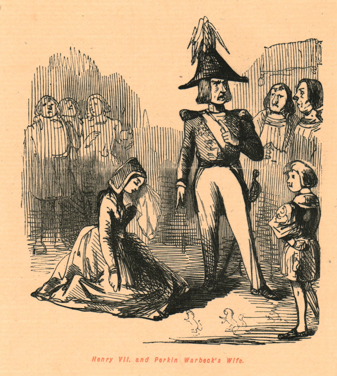 Hendrik VII en Perkin Warbecks Vrouw, 1897 door John Leech