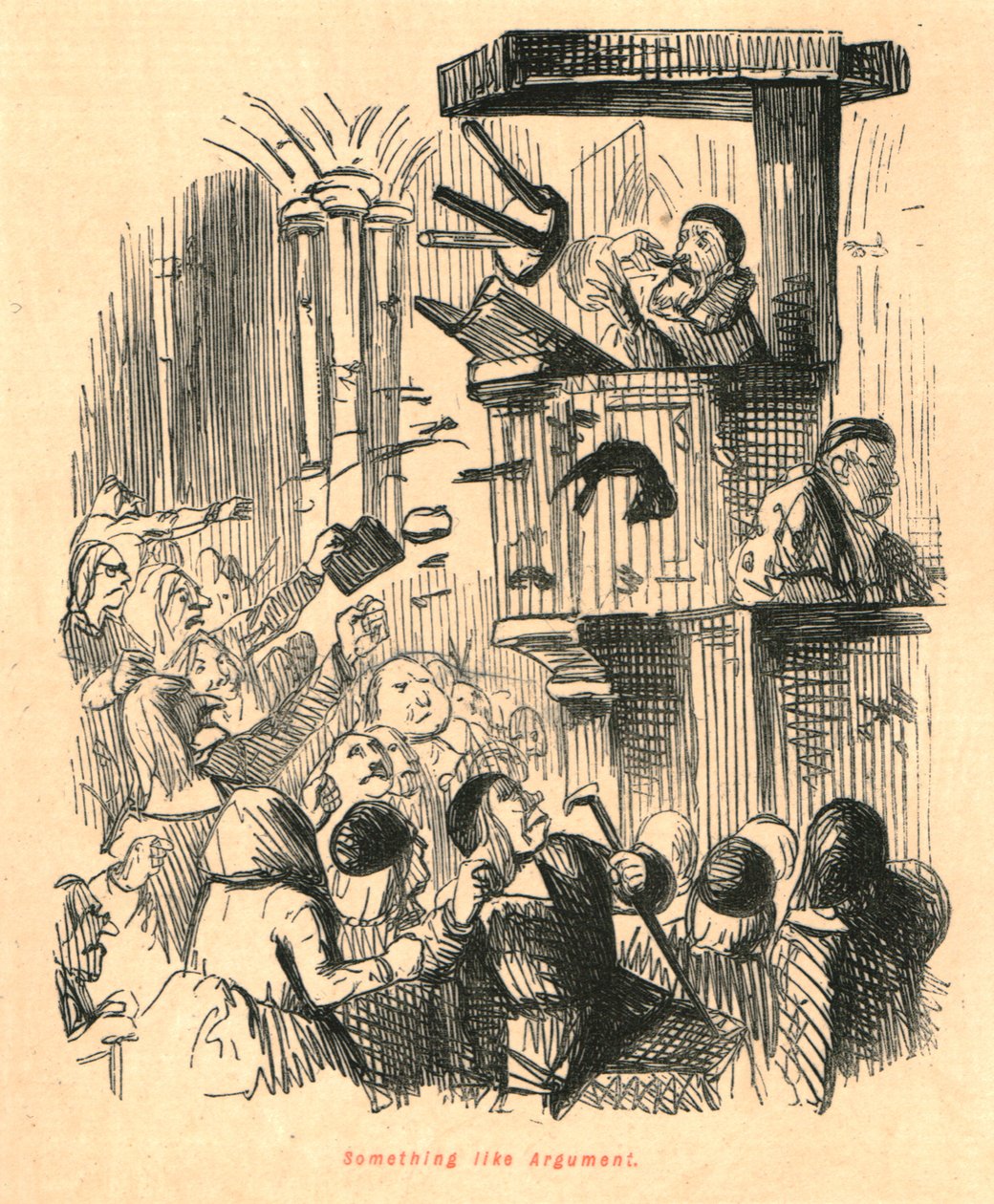 Iets als Argument, 1897 door John Leech