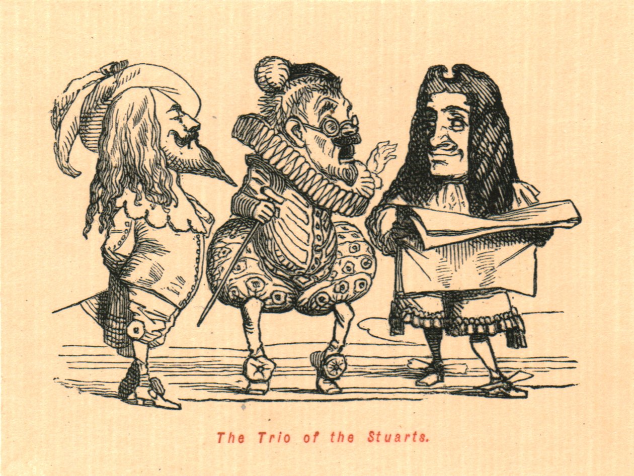 Het trio van de Stuarts, 1897 door John Leech