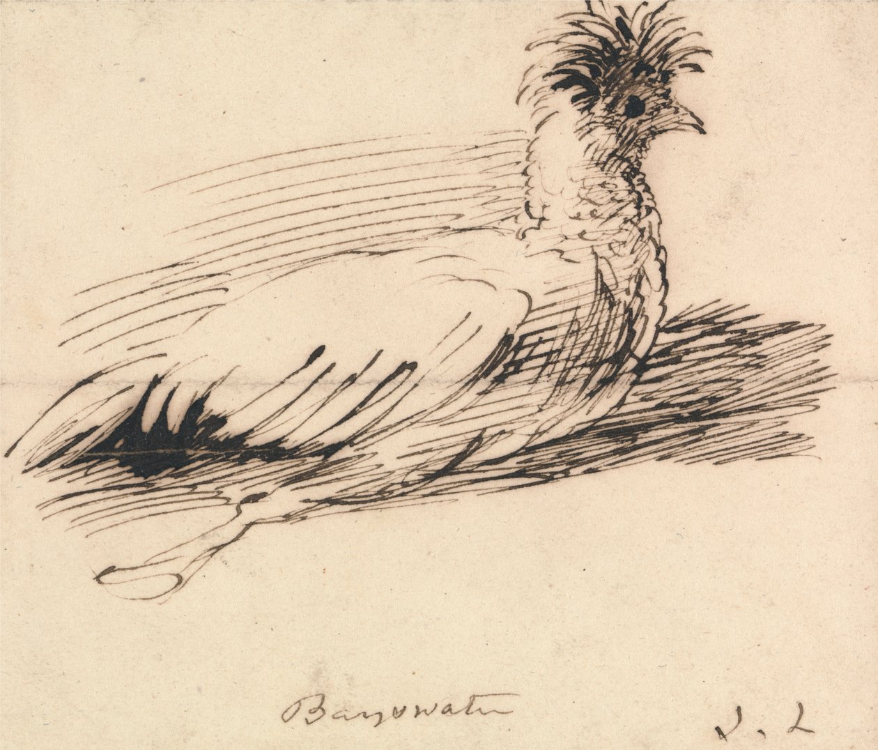 Een hen door John Linnell