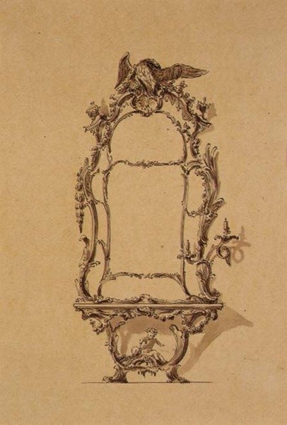Ontwerp voor een Console Tafel door John Linnell