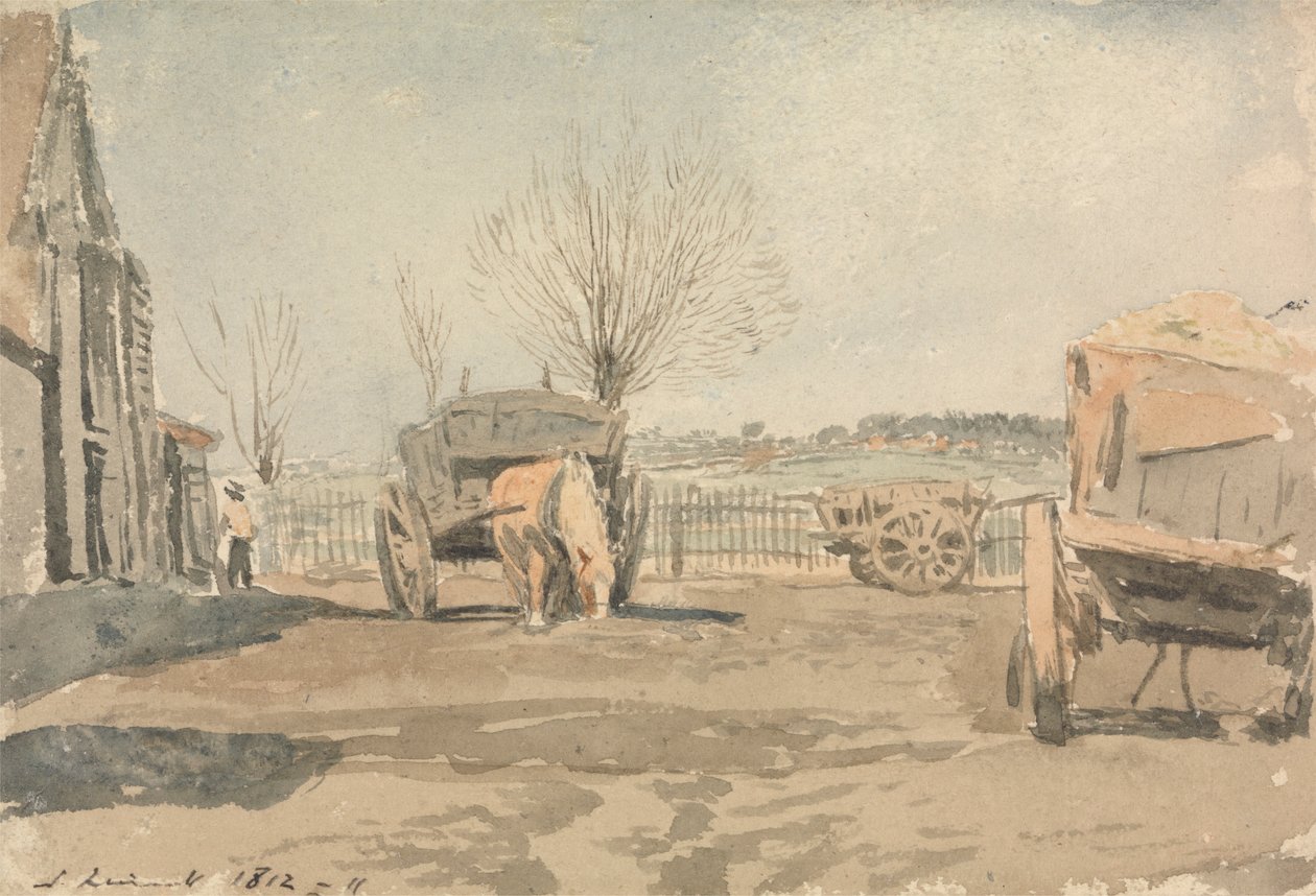 De boerderij door John Linnell