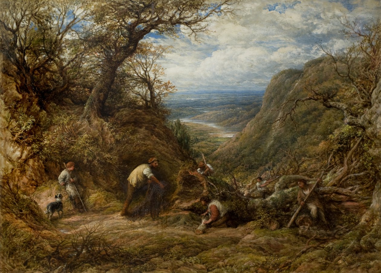 De Holle Boom door John Linnell