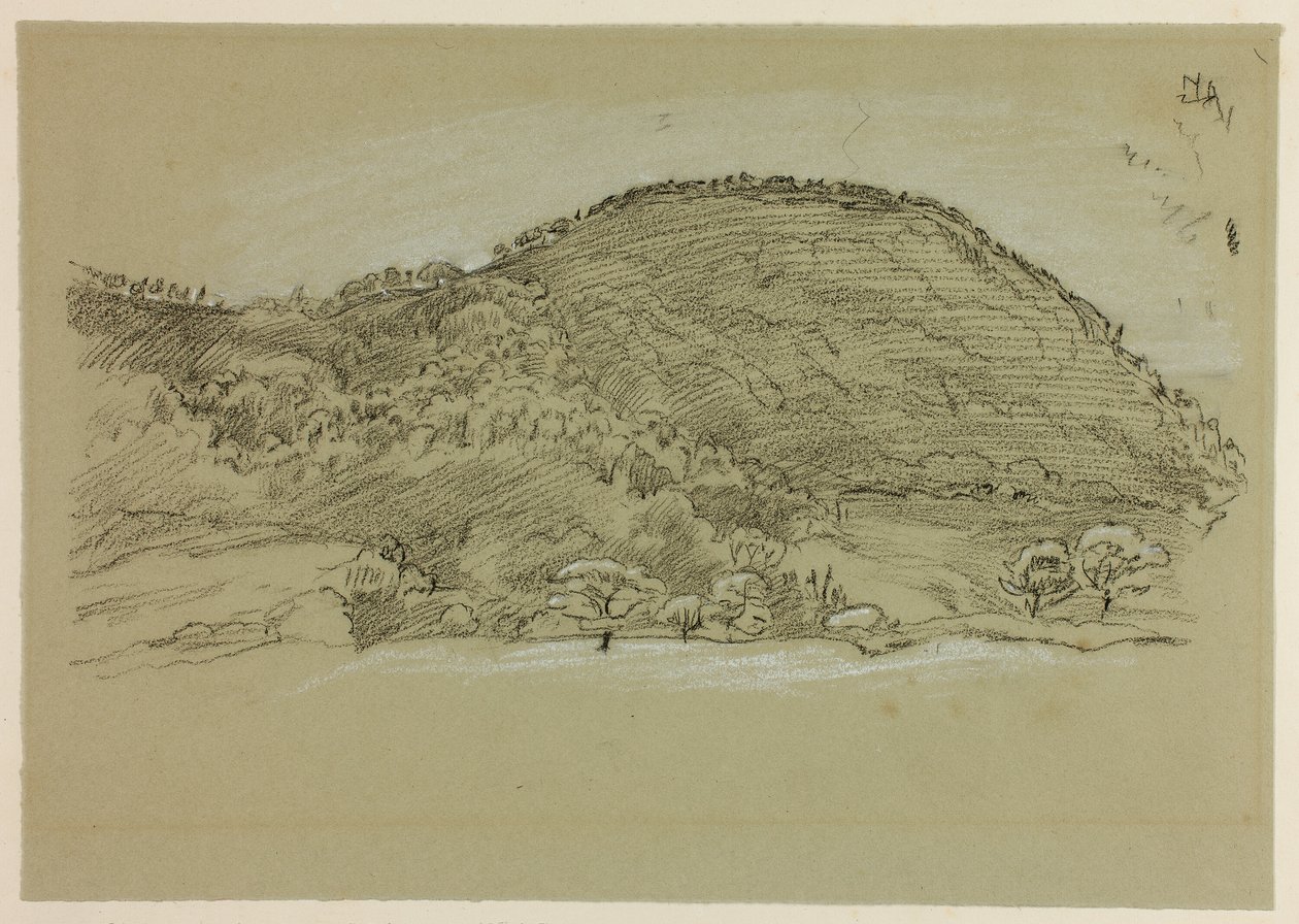 Wandelen door de velden door John Linnell