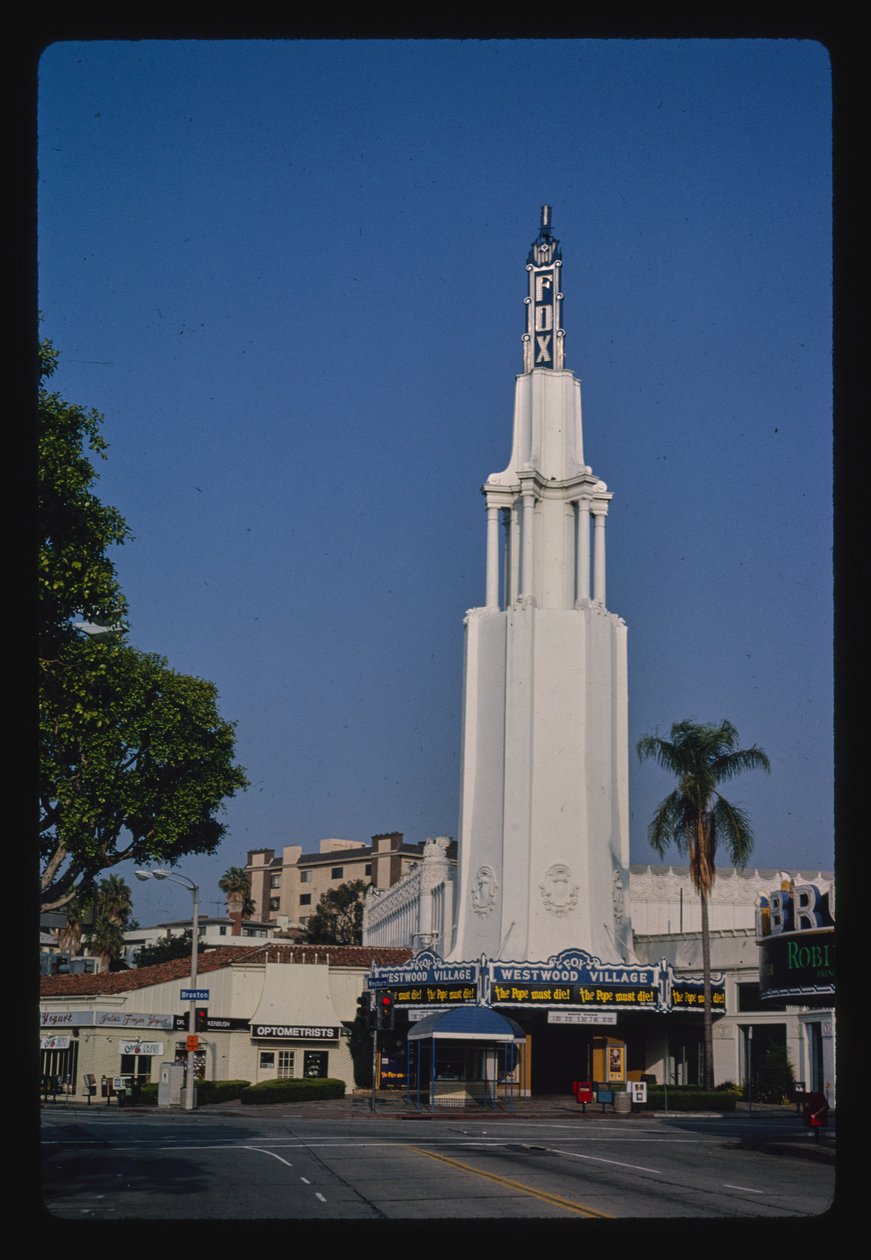 Fox Theater, Bakersfield, Californië, VS door John Margolies