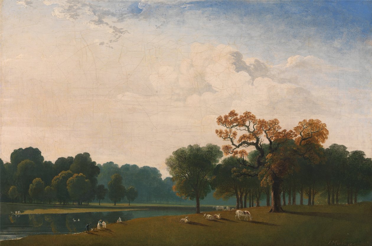 Kensington Gardens door John Martin