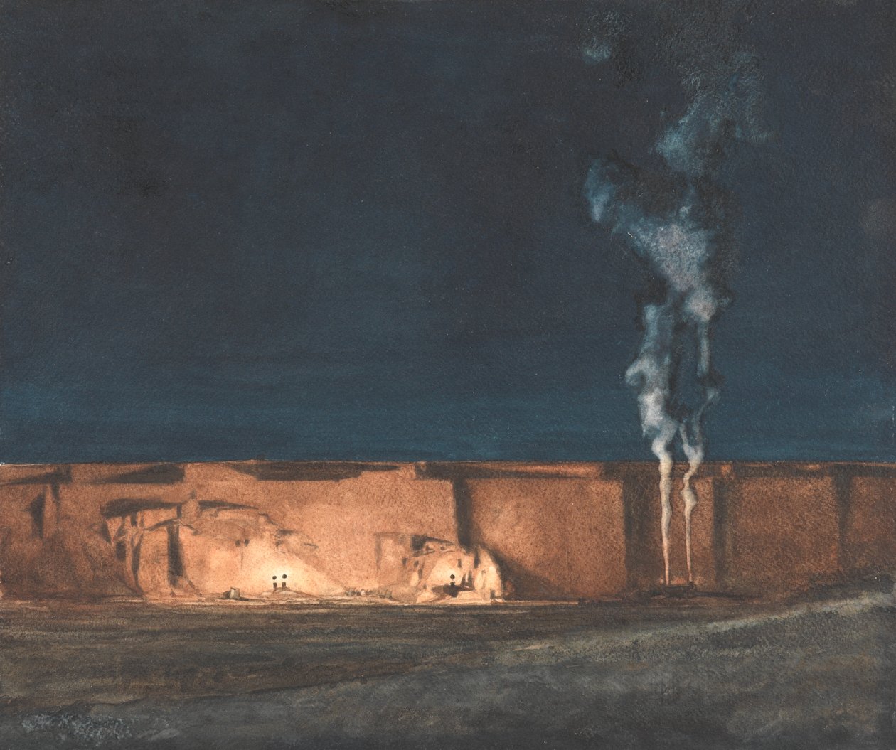 Grindgroeve: Nacht door John Duncan