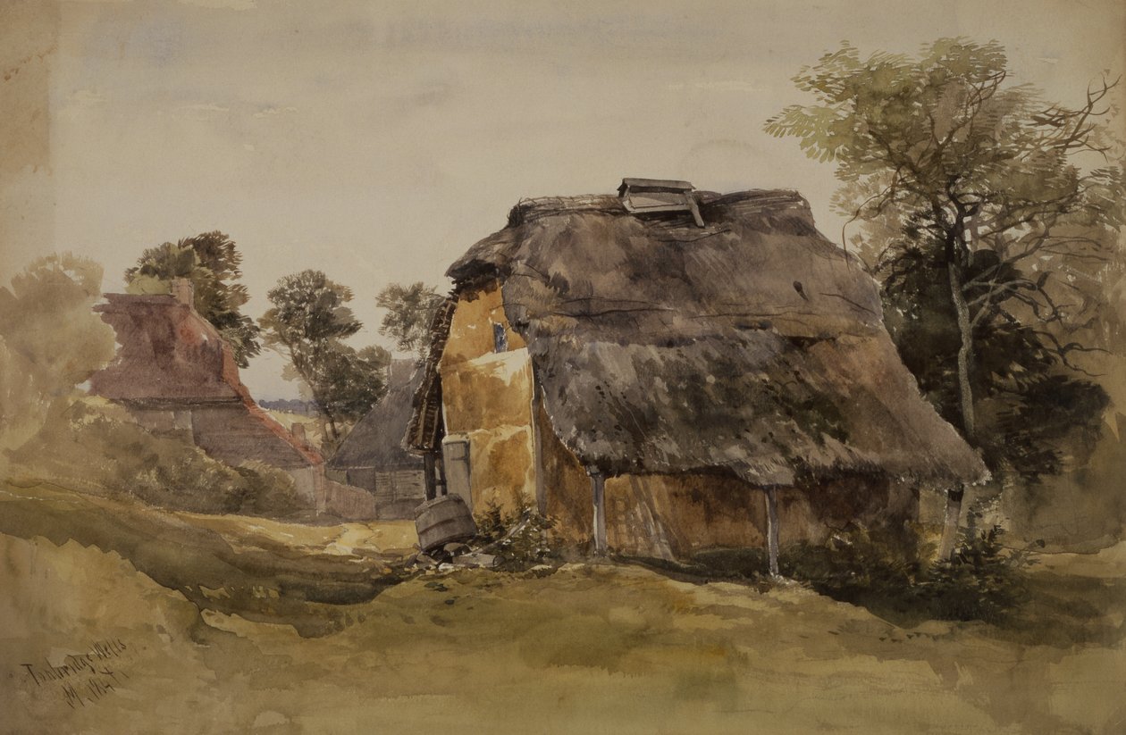 Een Oude Schuur in Tunbridge Wells door John Middleton
