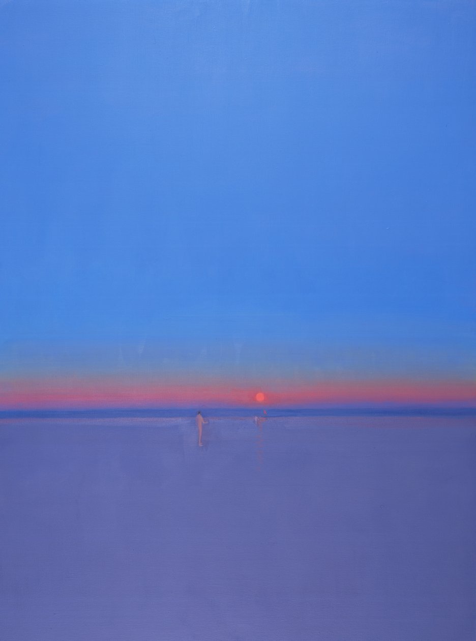 Het ochtendstrand, 1999 door John Miller